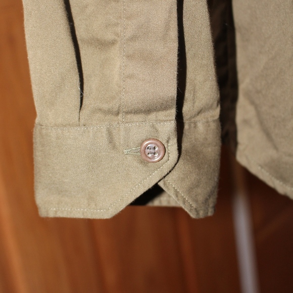 Urban casual military fashion button down shirt B8 - Picture 6 of 8